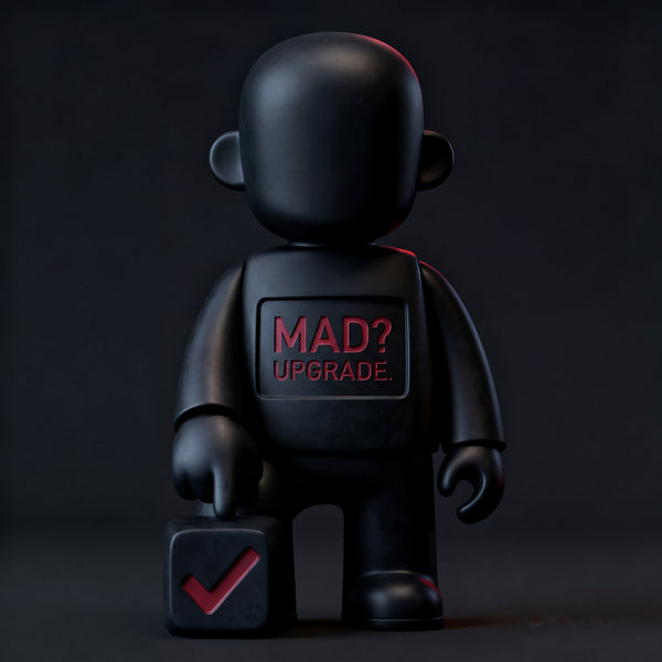 SIYBR "MAD? UPGRADE" Success Toy - Using anger as fuel for self-improvement and life upgrades.