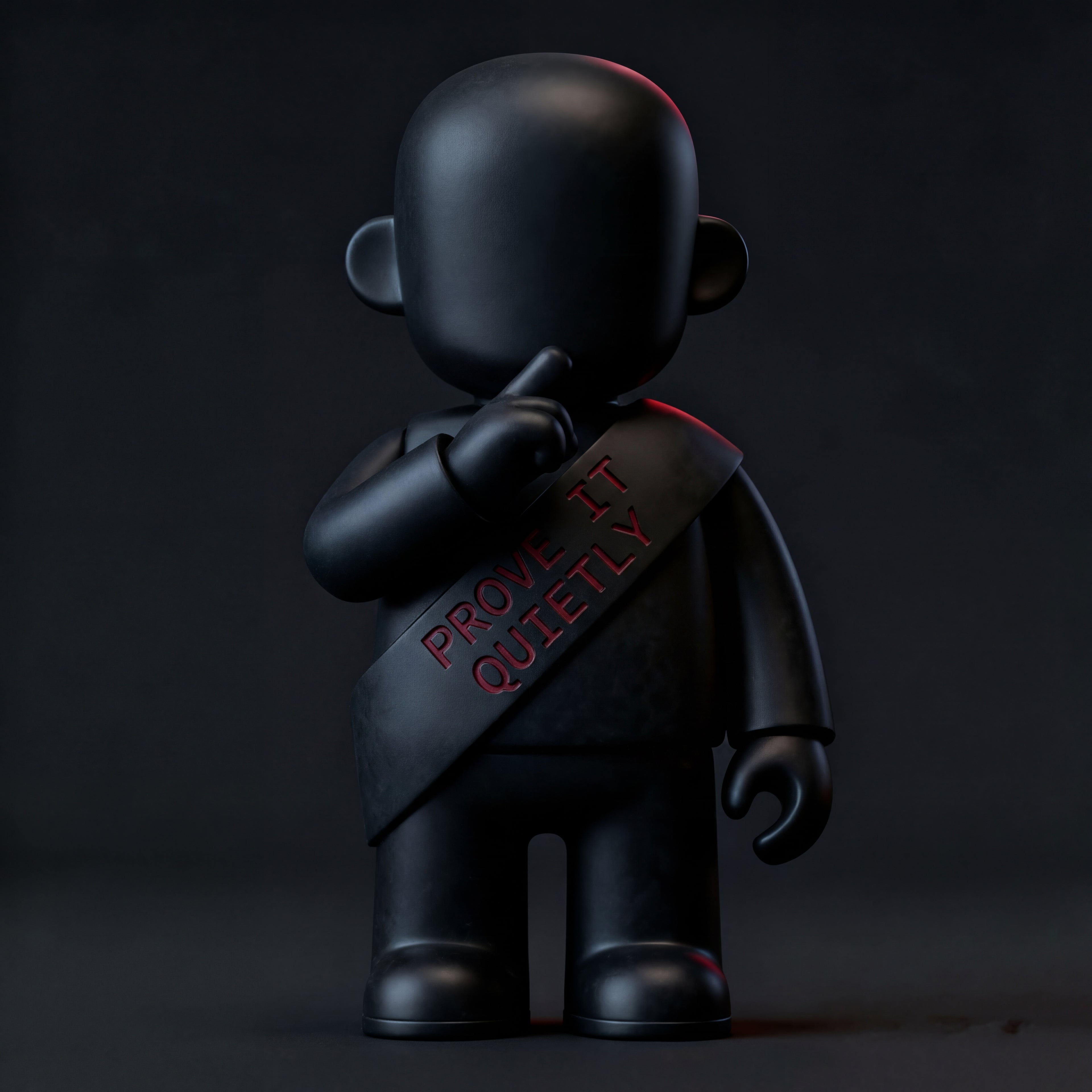 SIYBR "PROVE IT QUIETLY" Stoic Success Figure - The art of silent execution and loud results.