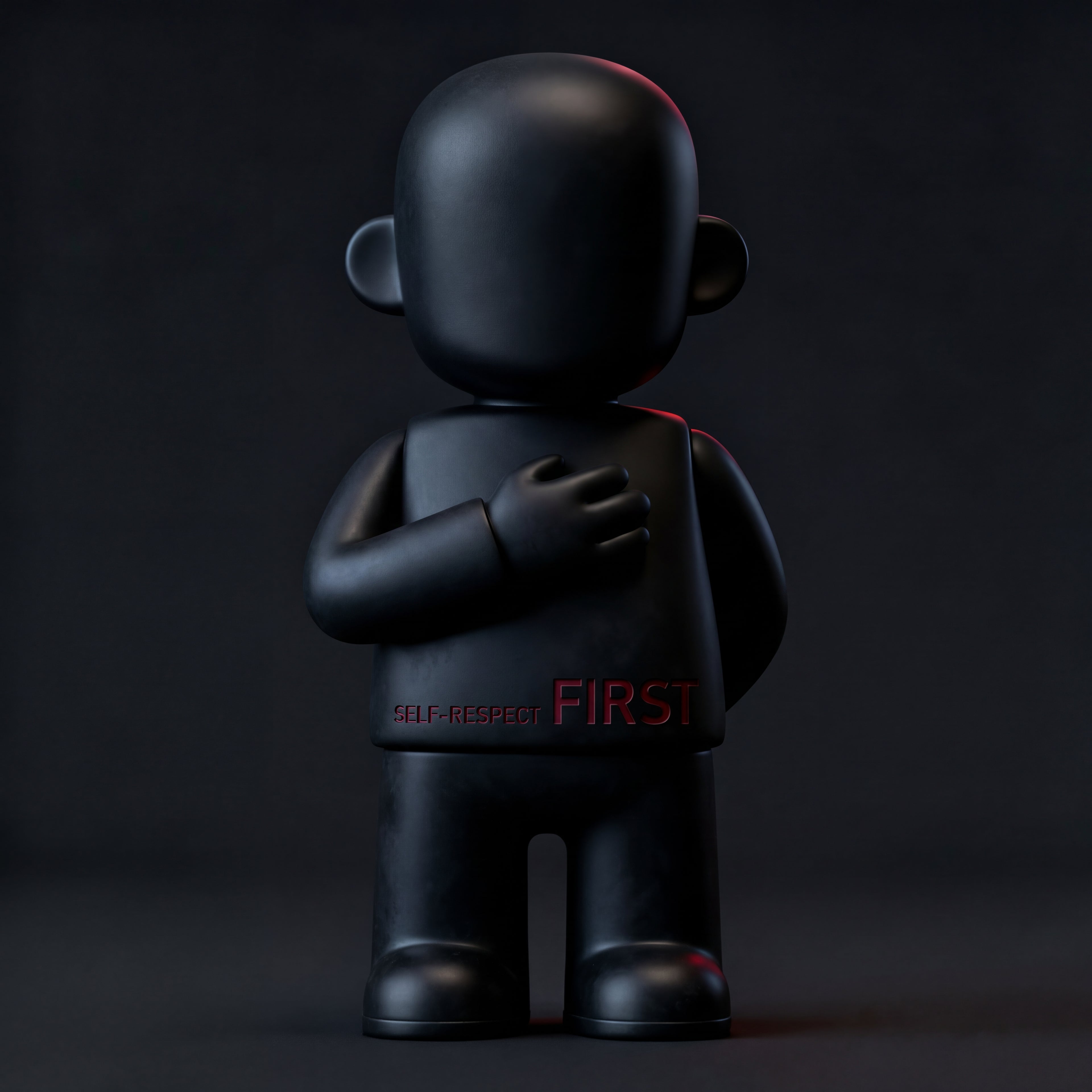 SIYBR "SELF-RESPECT FIRST" Core Value Toy - A physical symbol for setting boundaries and prioritizing self-worth.