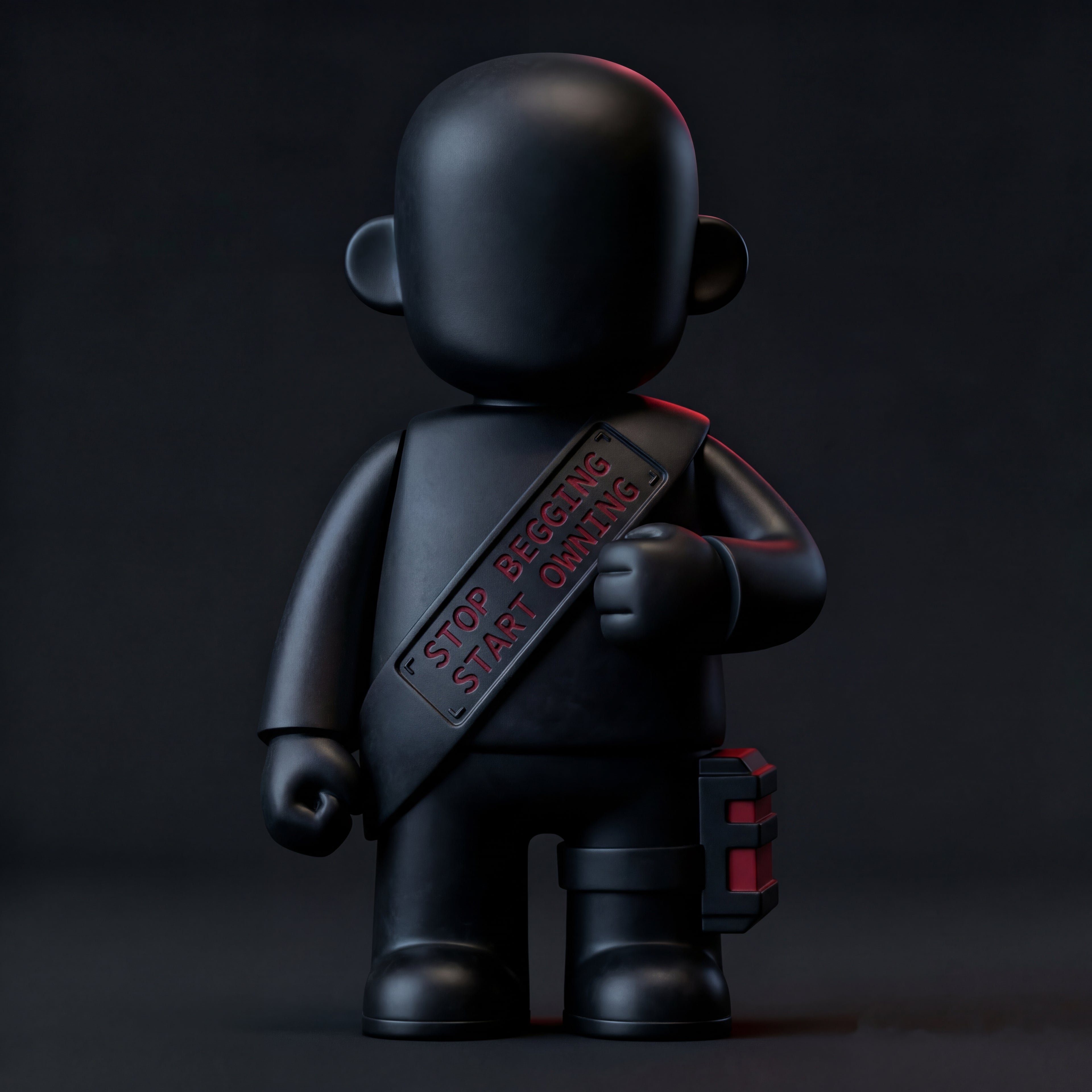 SIYBR "STOP BEGGING START OWNING" Identity Toy - Reclaiming self-sovereignty and dignity after rejection.