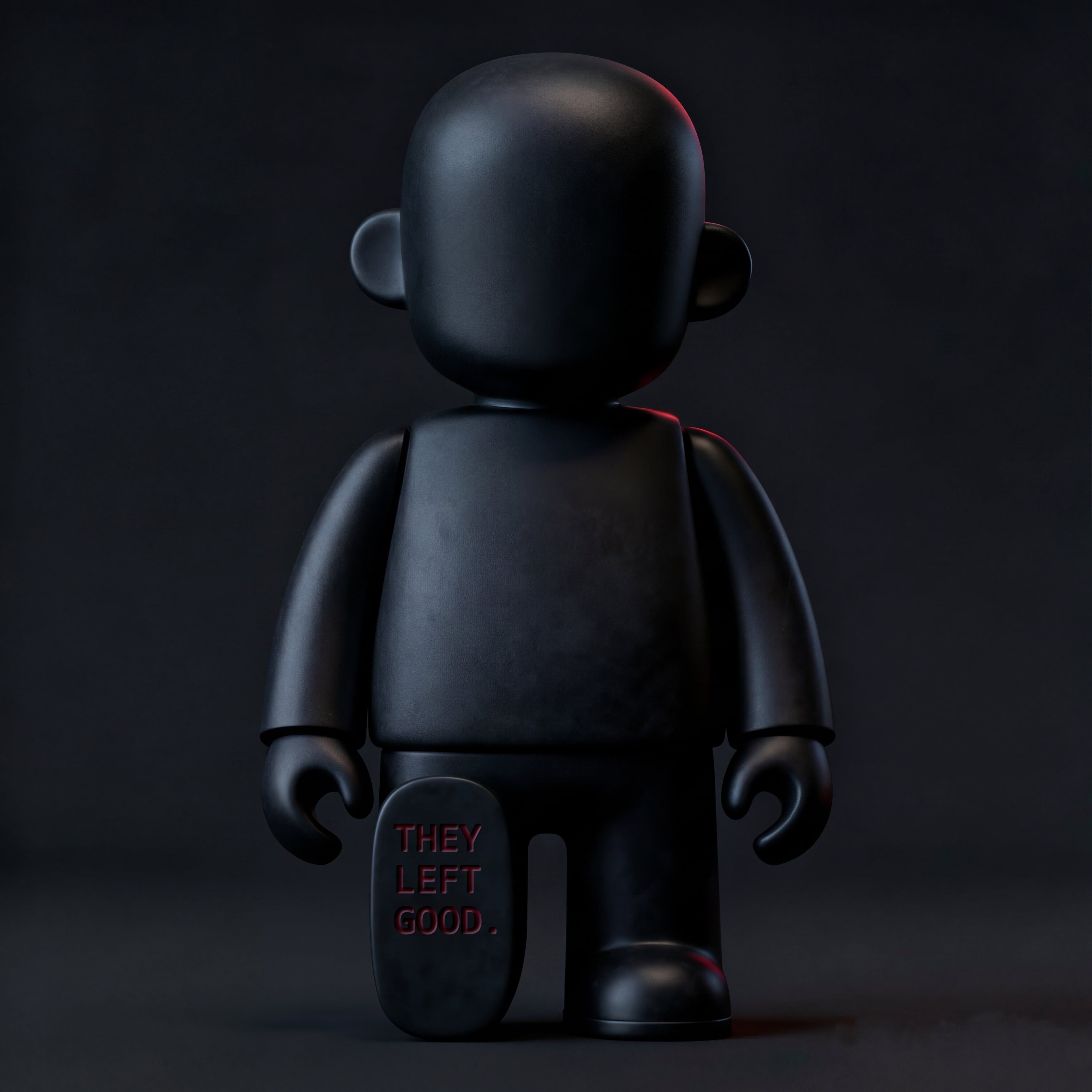 SIYBR "THEY LEFT GOOD" Art Toy - Stoic perspective on abandonment as a filter for personal growth.