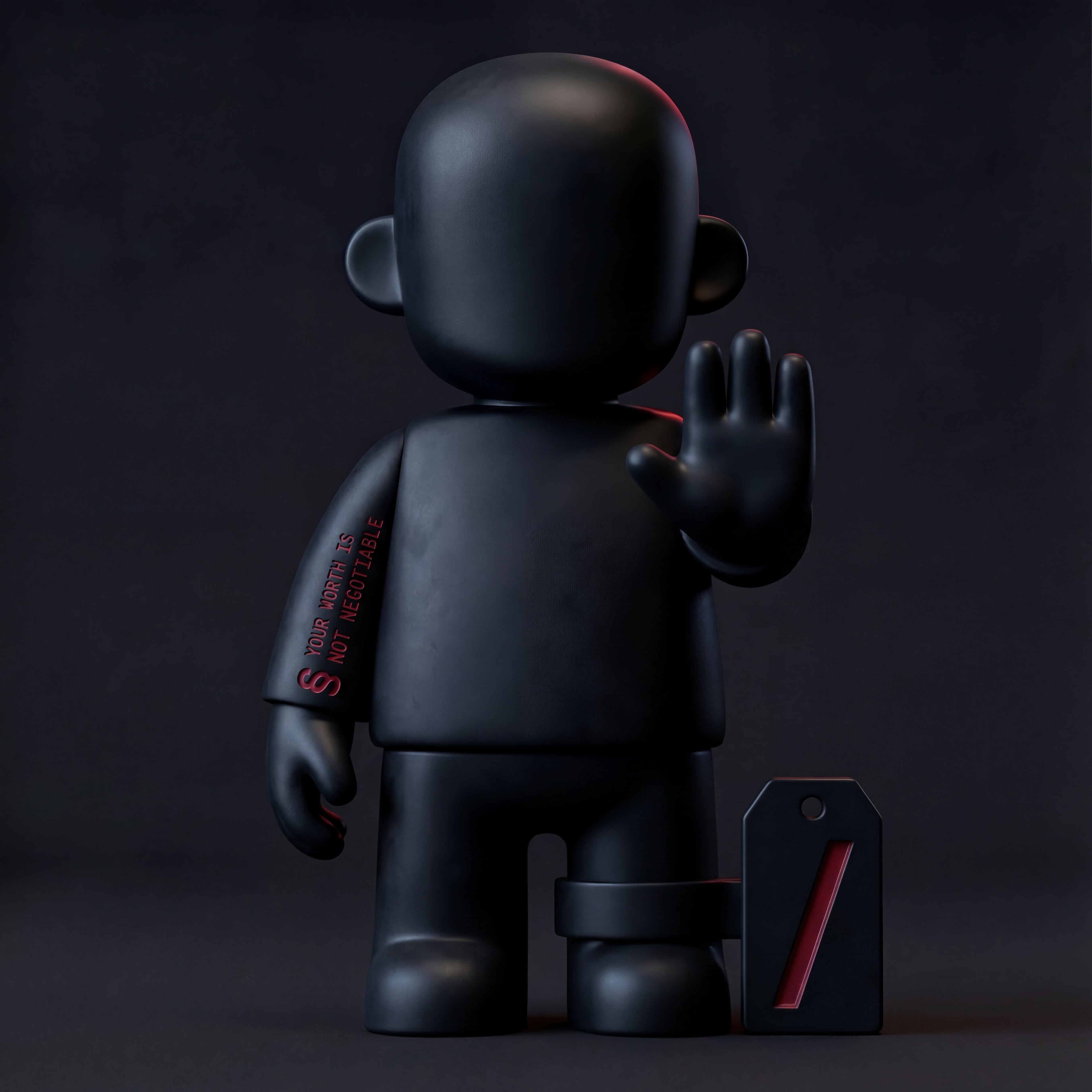 SIYBR "YOUR WORTH IS NOT NEGOTIABLE" Sovereignty Toy - The ultimate self-worth anchor for the modern "Revenger".